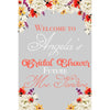 Customizable Yard Sign / Lawn Sign Welcome Bridal Shower Flowers