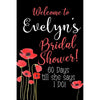 Customizable Yard Sign / Lawn Sign Welcome Bridal Shower Poppy