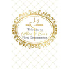 Customizable Yard Sign / Lawn Sign Welcome First Communion Gold