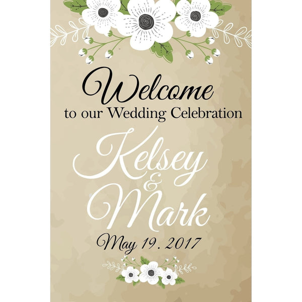Customizable Yard Sign / Lawn Sign Welcome Wedding Kraft