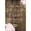 Customizable Yard Sign / Lawn Sign Welcome Wedding Wooden Floral