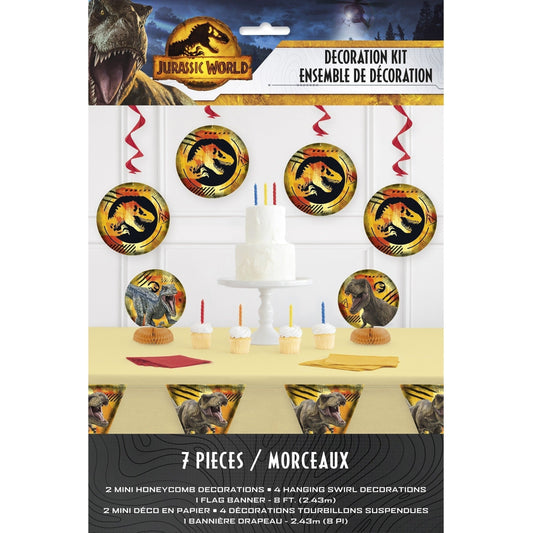 Jurassic World 3 Decorating Kit, 7Pc