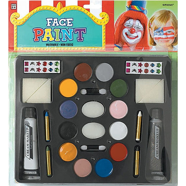 Deluxe Face And Body Paint Kit
