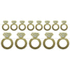 Diamond Rings Banner Glitter Print;