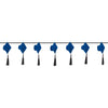 Dimensional Grad Cap Garland - Blue