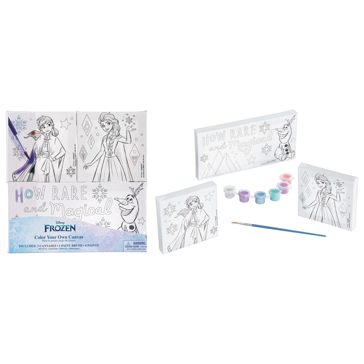 Disney Frozen Color Your Own Canvas
