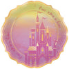 Disney Princess 10 1/2" Metallic Shaped Plates