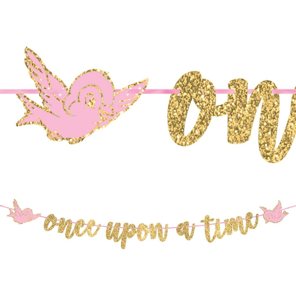 Disney Princess Glitter Ribbon Letter Banner