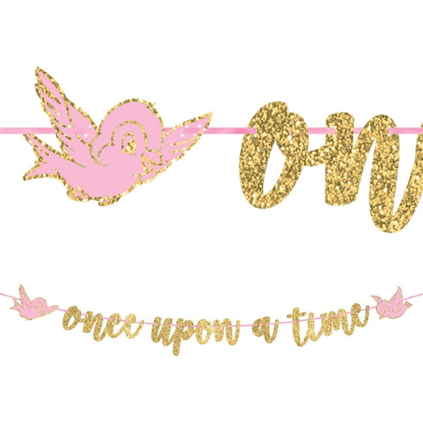 Disney Princess Glitter Ribbon Letter Banner