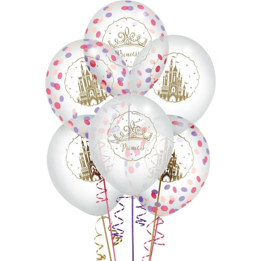Disney Princess Latex Confetti Balloons