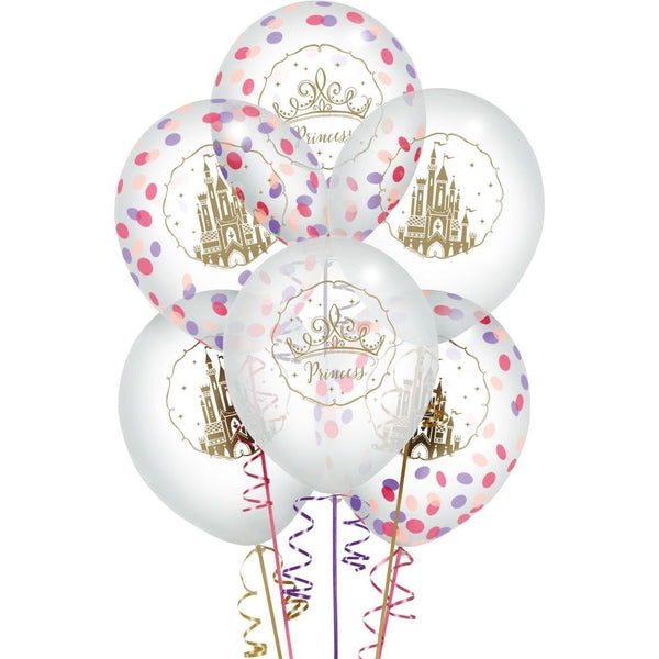Disney Princess Latex Confetti Balloons