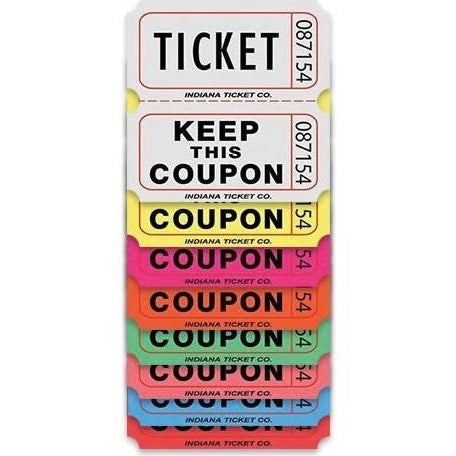 Double Roll AuCountion / Raffle Tickets - 1000/Roll