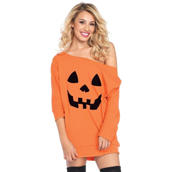Dress - Pumpkin Jersey Md/Lg