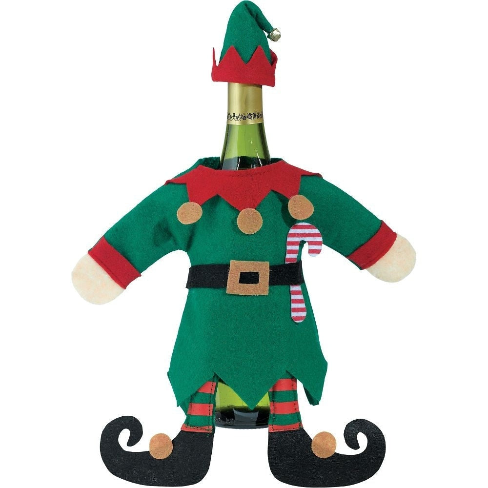 Elf Wine Bottle Cover