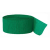 Emerald Green Crepe Streamer, 81 Ft
