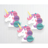 Enchanted Unicorn Honeycomb Decorations