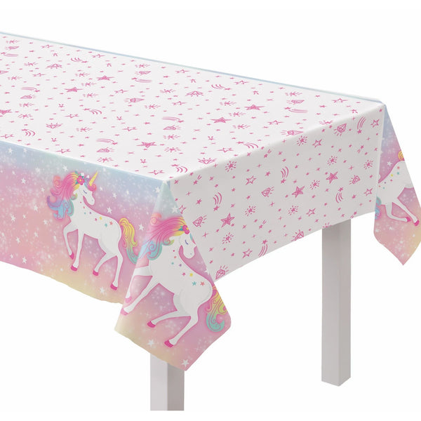Enchanted Unicorn Plastic Table Cover