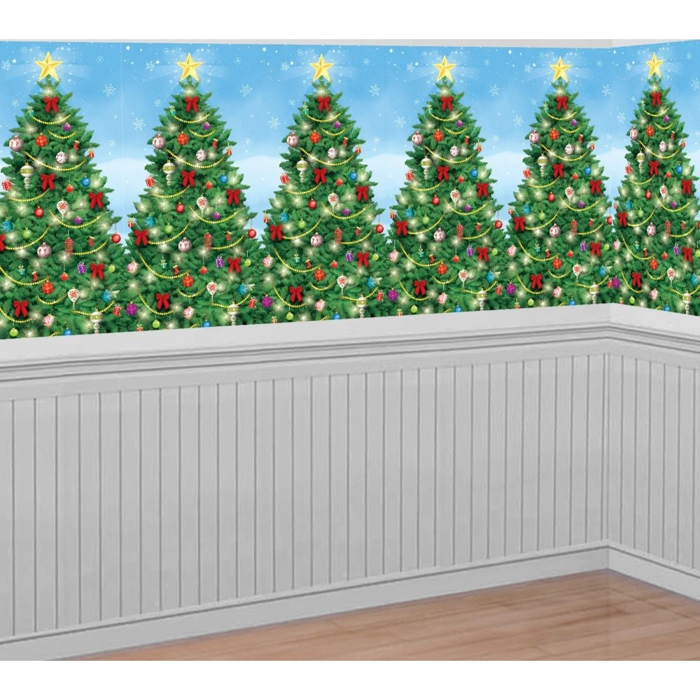 Evergreen Christmas Scene Setters® Plastic Room Roll