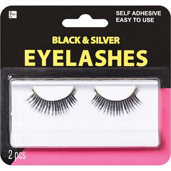 Black & Silver Eyelashes