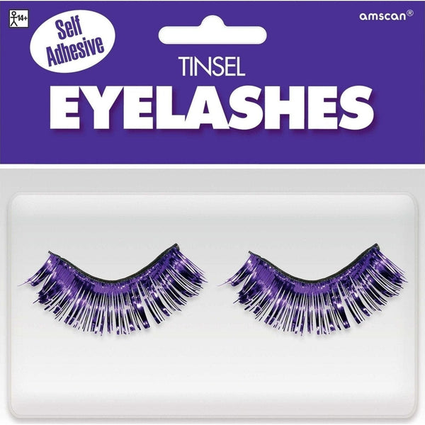 Eyelashes - Tinsel Purple