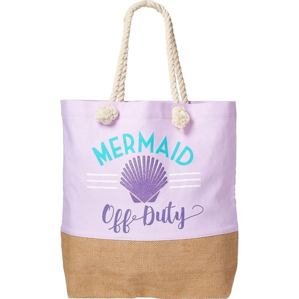 Fabric Tote Mermaid Off Duty