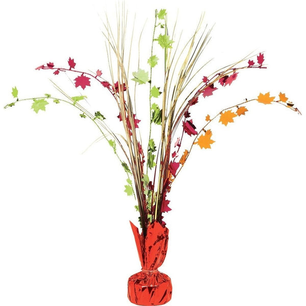 Fall Foil Spray Centerpiece