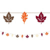 Fall Leaves Paper Banner