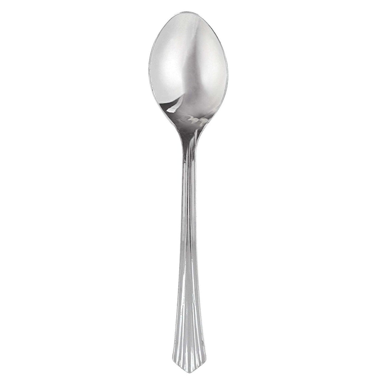 Fan Handled Spoon - Silver-Look