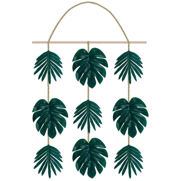 Faux Palm Leaf Hanging Decor