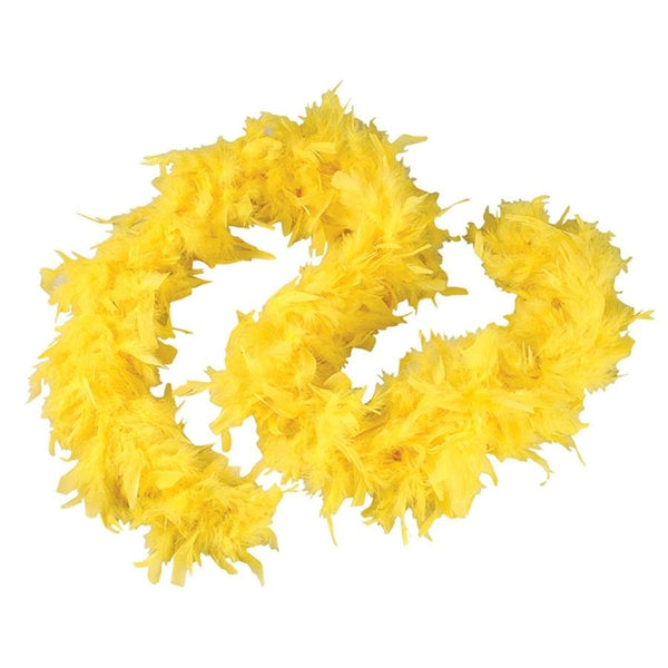 Feather Boa - Yellow