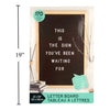 Felt Letter Board, 12X 18", Cbx