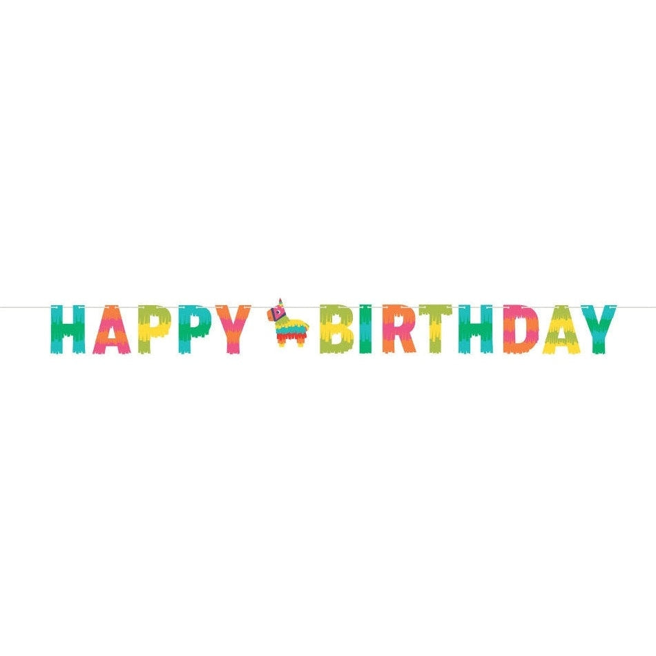 Fiesta Fun Happy Birthday Banner
