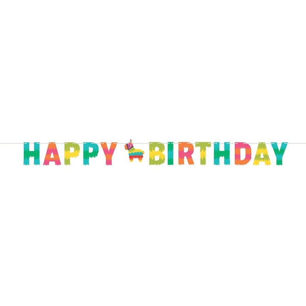 Fiesta Fun Happy Birthday Banner