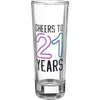 Finally 21 Glass Shot Glass