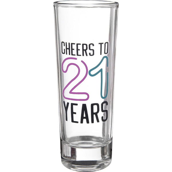 Finally 21 Glass Shot Glass