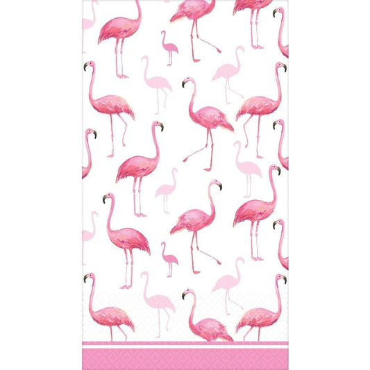 Flamingo Flock Guest Towels