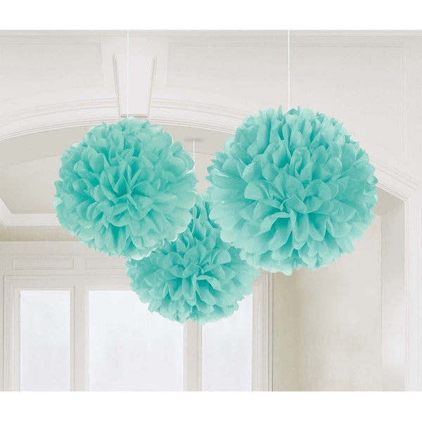 Fluffy Decorations - Robin's-Egg Blue