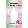 Foil Backdrop Curtain - 3' X 8' Iridescent