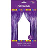 Foil Backdrop Curtain - 3' X 8' Purple