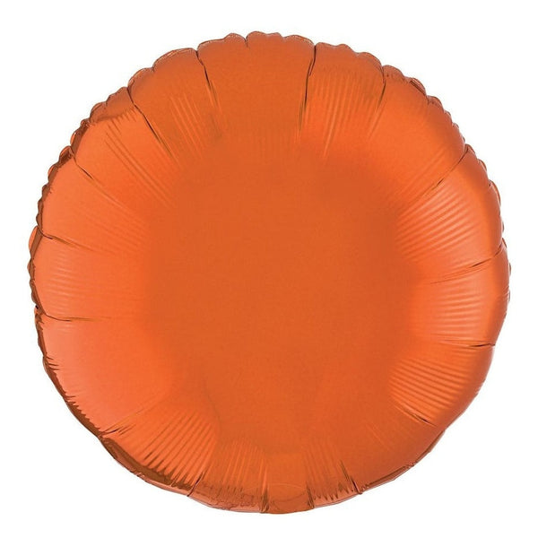 Foil Balloon - 18" Round Orange