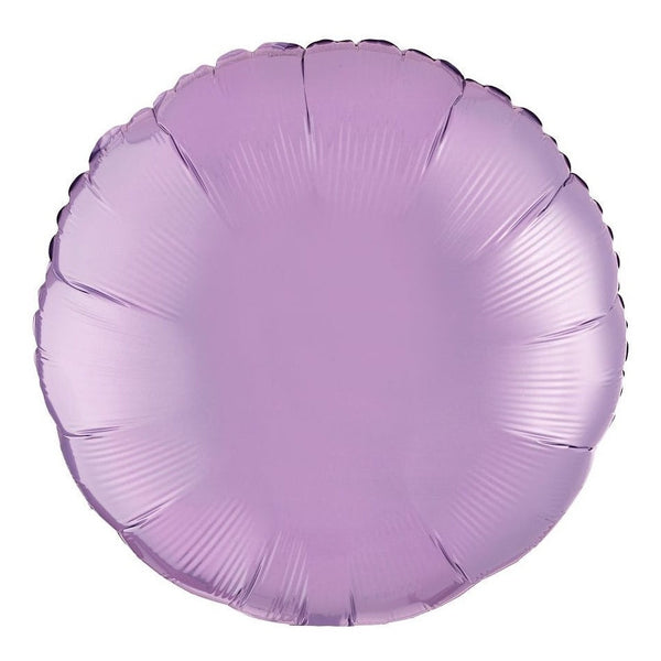 Foil Balloon - 18" Round Pearl Lavender