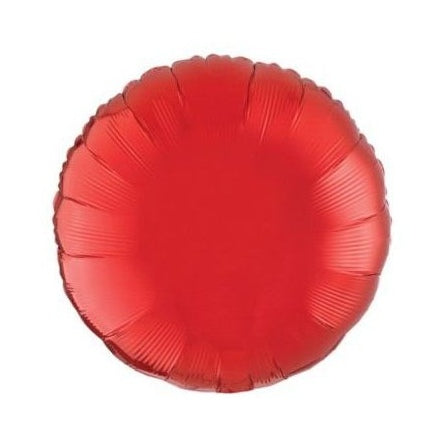 Foil Balloon - 18" Round Red