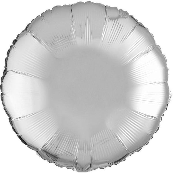 Foil Balloon - 18" Round Silver