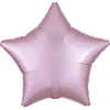 Foil Balloon - 19" Star Satin Pastel Pink