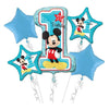 Foil Balloon - Bouquet Mickey 1St Birthday
