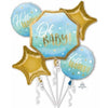 Foil Balloon - Bouquet Oh Baby Blue