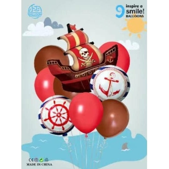 Foil Balloon Bouquet - Pirate