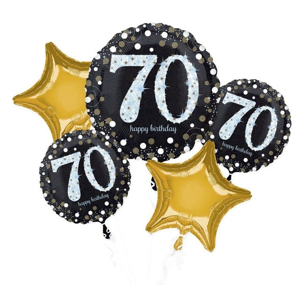 Foil Balloon - Bouquet Sparkling Birthday 70