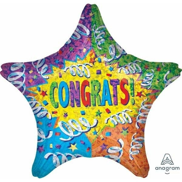 Foil Balloon - Congrats Streamer
