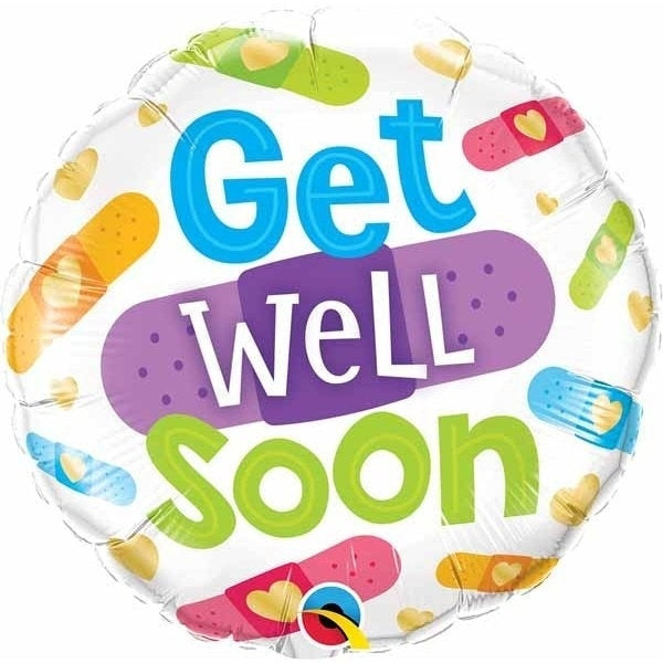Foil Balloon - Get Well Soon Bandages